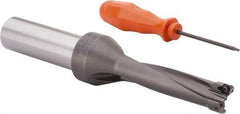 Kennametal - 76.2mm Max Drill Depth, 4xD, 3/4" Diam, Indexable Insert Drill - 2 Inserts, 1" Shank Diam, Straight Shank - Exact Tool & Supply
