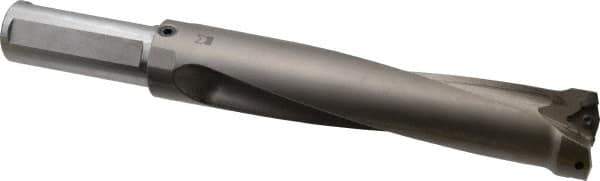 Kennametal - 203.2mm Max Drill Depth, 4xD, 50.8mm Diam, Indexable Insert Drill - 2 Inserts, 1-1/2" Shank Diam, Straight Shank - Exact Tool & Supply