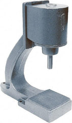 Mead - 1" Ram, 5-1/2" Throat Depth, 3/4 Ton Pneumatic Arbor Press - 7" Max Work Height x 6-7/8" Max Work Width, 7-1/8" Base Width x 14" Base Depth - Exact Tool & Supply