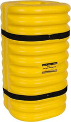 Eagle - 24" Wide x 24" Deep x 42" High, High Density Polyethylene Column Protector - Fits 8" Columns, Yellow - Exact Tool & Supply