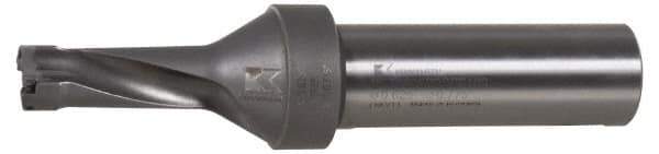 Kennametal - 4-1/4" Max Drill Depth, 2.5xD, 42.9mm Diam, Indexable Insert Drill - 2 Inserts, 1-1/2" Shank Diam, Straight Shank - Exact Tool & Supply