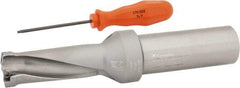 Kennametal - 2.7" Max Drill Depth, 2.5xD, 27.8mm Diam, Indexable Insert Drill - 2 Inserts, 1-1/4" Shank Diam, Straight Shank - Exact Tool & Supply