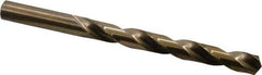 Interstate - 11.2mm 118° High Speed Steel Jobber Drill - Oxide Finish, Right Hand Cut, Spiral Flute, Straight Shank, 5-5/8" OAL, Standard Point - Exact Tool & Supply