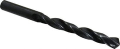 Interstate - 11.5mm 118° High Speed Steel Jobber Drill - Oxide Finish, Right Hand Cut, Spiral Flute, Straight Shank, 5-5/8" OAL, Standard Point - Exact Tool & Supply