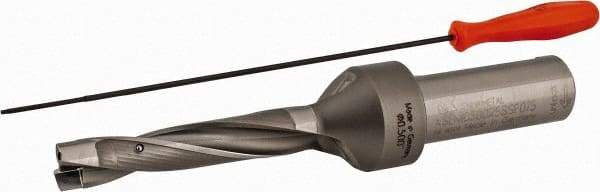 Kennametal - 12.7 to 13.2mm Diam, 5xD, 63.5mm Max Depth, 3/4" Shank Diam, 75.87mm Flute, 150.8mm OAL, Replaceable Tip Drill - KSEM0500 Insert, C Seat Size, Series KSEM - Exact Tool & Supply