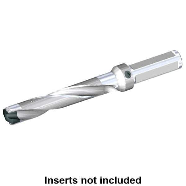 Kennametal - 13.49 to 13.5mm Diam, 5xD, 67.47mm Max Depth, 3/4" Shank Diam, 80.01mm Flute, 155.58mm OAL, Replaceable Tip Drill - KSEM1350 Insert, C Seat Size, Series KSEM - Exact Tool & Supply