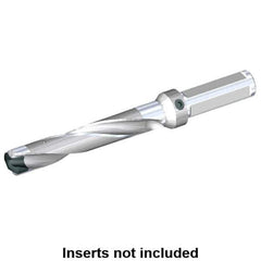Kennametal - 13.49 to 13.5mm Diam, 5xD, 67.47mm Max Depth, 3/4" Shank Diam, 80.01mm Flute, 155.58mm OAL, Replaceable Tip Drill - KSEM1350 Insert, C Seat Size, Series KSEM - Exact Tool & Supply