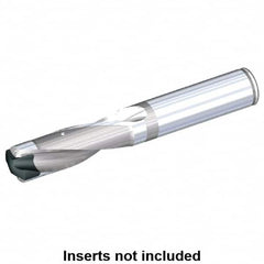 Kennametal - 38.1 to 39.1mm, 5xD, 190.5mm Max Depth, 1-1/2" Shank Diam, 243.59mm Flute, 342.9mm OAL, Replaceable-Tip Drill - Exact Tool & Supply