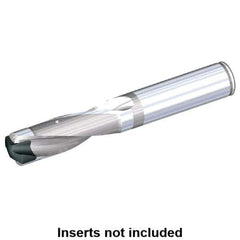 Kennametal - 12.7 to 13.2mm Diam, 3xD, 38.1mm Max Depth, 3/4" Shank Diam, 1.97" Flute, 4.13" OAL, Replaceable Tip Drill - KSEM0500 Insert, C Seat Size, Series KSEM - Exact Tool & Supply