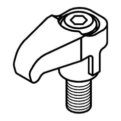 Kennametal - Series Kendex, Clamp Assembly for Indexables - Neutral Cut - Exact Tool & Supply