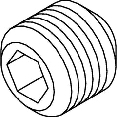 Kennametal - Hex Socket for Indexables - DA08 Series - Exact Tool & Supply