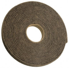 3M - 30' Long x 6" Wide Nonwoven Roll - Very Fine Grade, Gray, Silicon Carbide - Exact Tool & Supply