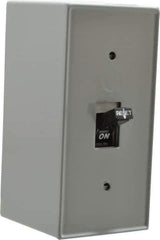 Eaton Cutler-Hammer - 1 Pole, 0.4 to 16 Amp, NEMA, Enclosed Toggle Manual Motor Starter - 60.5mm Wide x 71.9mm Deep x 105.7mm High, 1 hp at 120/240 V, 1 hp at 277 V, 1/4 hp at 120/240 V & 1/4 hp at 32 V, CSA Certified, NEMA 1, UL Listed - Exact Tool & Supply