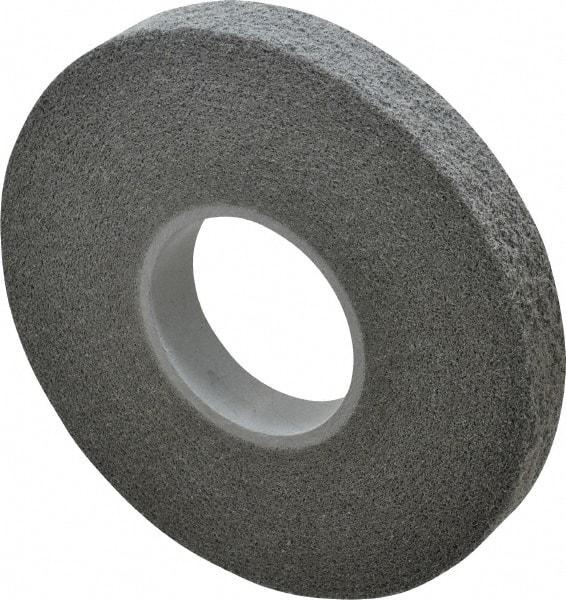 3M - 8" Diam, 1" Face Width, 3" Center Hole, Fine Grade, Silicon Carbide Deburring Wheel - Convolute, Soft Density 6 Grade, 4,500 RPM - Exact Tool & Supply
