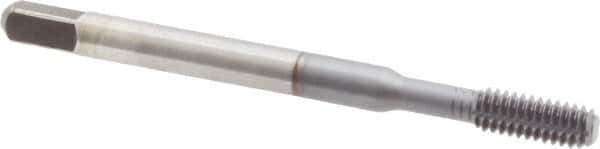Kennametal - #8-32 UNC H3 Thread Limit Bottoming Thread Forming Tap - Vanadium High Speed Steel, TiCN Finish, 2.13" OAL, 3/8" Thread Length, Right Hand Thread, Series 5502TC - Exact Tool & Supply