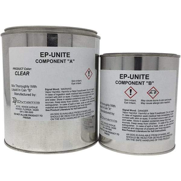 Made in USA - 0.75 Gal Concrete Repair/Resurfacing - Clear, 150 Sq Ft Coverage - Exact Tool & Supply