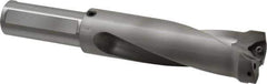 Kennametal - 5.35" Max Drill Depth, 2.5xD, 54mm Diam, Indexable Insert Drill - 2 Inserts, 1-1/2" Shank Diam, Straight Shank - Exact Tool & Supply