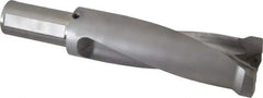 Kennametal - 206.5mm Max Drill Depth, 2.5xD, 82.6mm Diam, Indexable Insert Drill - 2 Inserts, 2" Shank Diam, Straight Shank - Exact Tool & Supply