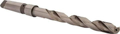 Value Collection - 47/64", 3MT 118° Point Cobalt Taper Shank Drill Bit - Bright Finish, 6-1/4" Flute Length, 10-7/8" OAL, Spiral Flute, Through Coolant - Exact Tool & Supply