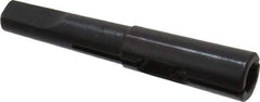 Scully Jones - 9/32 Inch, MT1 Outside Morse Taper, Drill Driver - 0.19 Inch Projection, 0.158 to 0.162 Inch Drill Tang Thickness - Exact Tool & Supply