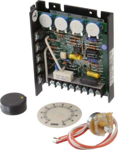 Dart Controls - 1/8 Max hp, 25 Max RPM, Electric AC DC Motor - 120, 240 V Input - Exact Tool & Supply