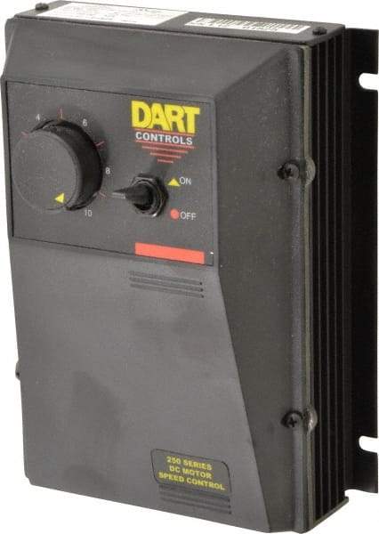 Dart Controls - 1/8 Max hp, 30 Max RPM, Electric AC DC Motor - 120 V Input - Exact Tool & Supply