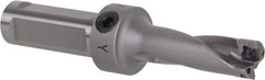 Kennametal - 1-7/8" Max Drill Depth, 3xD, 0.6252" Diam, Indexable Insert Drill - 2 Inserts, 3/4" Shank Diam, Flange Shank - Exact Tool & Supply