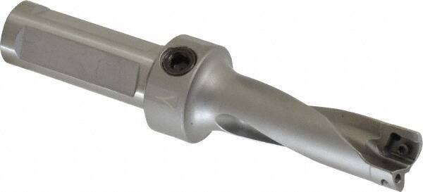 Kennametal - 2.06" Max Drill Depth, 3xD, 0.6882" Diam, Indexable Insert Drill - 2 Inserts, 3/4" Shank Diam, Flange Shank - Exact Tool & Supply