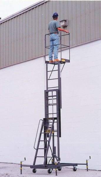 Ballymore - 300 Lb Capacity One Person Lift - 180" Lift Height, Battery Operated - Exact Tool & Supply