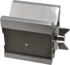 Value Collection - 4.76 to 2-3/4" Capacity, 90° Angle, Steel V-Block - 4" Long x 3" Wide x 3-3/4" High, Sold as Individual - Exact Tool & Supply