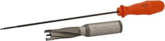 Kennametal - 15.88 to 16.38mm Diam, 3xD, 47.63mm Max Depth, 3/4" Shank Diam, 2.47" Flute, 4.63" OAL, Replaceable Tip Drill - KSEM0625 Insert, 1 Seat Size, Series KSEM - Exact Tool & Supply