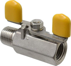 Legend Valve - Stainless Steel Ball Valve - MNPT x FNPT Ends, 800 WOG, 150 WSP - Exact Tool & Supply