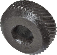 Value Collection - 3/16 Inch Face Width, 5/8 Inch Diameter, High Speed Steel Knurl Wheel Set - 7/32 Inch Hole Diameter, Beveled Face Knurl, Left and Right Hand Diagonal Pattern, Form - Exact Tool & Supply