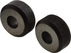 Value Collection - 1/4 Inch Face Width, 3/4 Inch Diameter, High Speed Steel Knurl Wheel Set - 1/4 Inch Hole Diameter, Beveled Face Knurl, Left and Right Hand Diagonal Pattern, Form - Exact Tool & Supply