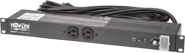 Tripp-Lite - 12 Outlets, 120 Volts, 20 Amps, 15' Cord, Power Outlet Strip - Rack Mount, 5-20 NEMA Configuration - Exact Tool & Supply