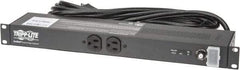 Tripp-Lite - 12 Outlets, 120 Volts, 20 Amps, 15' Cord, Power Outlet Strip - Rack Mount, 5-20 NEMA Configuration - Exact Tool & Supply