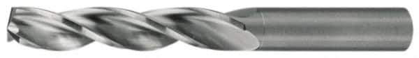 Walter-Titex - 5mm 150° Solid Carbide Jobber Drill - Bright Finish, Right Hand Cut, Spiral Flute, Straight Shank, 2-7/16" OAL, Standard Point - Exact Tool & Supply