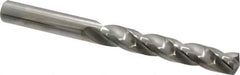 SGS - 29/64" 150° Solid Carbide Jobber Drill - Bright Finish, Right Hand Cut, Spiral Flute, Straight Shank, 4-3/4" OAL, Standard Point - Exact Tool & Supply