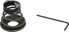 Burr-Bit - 1/4" Tap Compatibility, 1/4" Collar Thickness, 3/4" Compressed Length, 2 Tap Flutes, Deburring Tap Attachment - 0.812" Outside Diam, High Speed Steel - Exact Tool & Supply