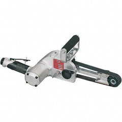 Dynabrade - 1/4 to 1 x 30 Inch, 13,000 RPM Air Belt Sander - 1.2 Hp, 3/8 NPT Inlet, 58 CFM Air Consumption, 4,250 FPM Speed - Exact Tool & Supply