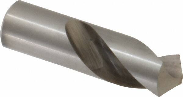 Interstate - 3/4" Body Diam, 118°, 2-1/4" OAL, High Speed Steel Spotting Drill - Exact Tool & Supply