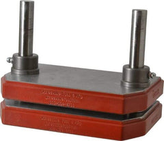 JT&M - 5" Guide Post Length, 13/16" Die Holder Thickness, Cast Iron, Mold Blank, Punch & Die Set - 7/8" Bushing Diam, 6-1/2" Overall Width x 4-3/8" Overall Depth - Exact Tool & Supply