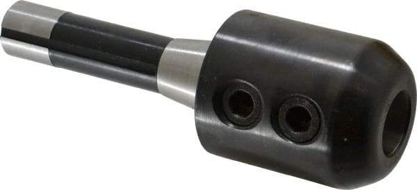 Collis Tool - R8 Taper Shank 1" Hole End Mill Holder/Adapter - 2-3/8" Nose Diam, 3" Projection - Exact Tool & Supply