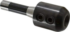 Collis Tool - R8 Taper Shank 1" Hole End Mill Holder/Adapter - 2-3/8" Nose Diam, 3" Projection - Exact Tool & Supply