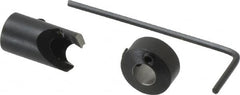 Vernon - 3/8" Cutter Diam, #2 Drill Combatibility, 1/4" Collar Thickness, Adjustable Depth Drill Countersink - Exact Tool & Supply
