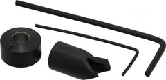Vernon - 5/16" Cutter Diam, #18 Drill Combatibility, 1/4" Collar Thickness, Adjustable Depth Drill Countersink - Exact Tool & Supply