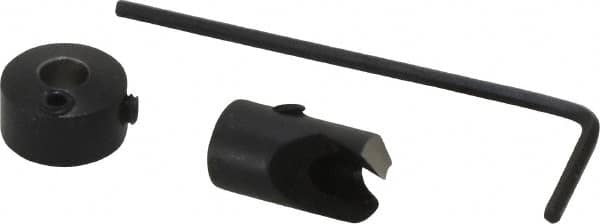 Vernon - 5/16" Cutter Diam, #19 Drill Combatibility, 1/4" Collar Thickness, Adjustable Depth Drill Countersink - Exact Tool & Supply