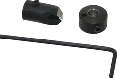 Vernon - 5/16" Cutter Diam, #20 Drill Combatibility, 1/4" Collar Thickness, Adjustable Depth Drill Countersink - Exact Tool & Supply