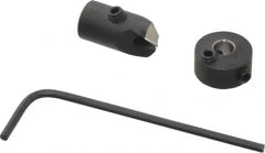 Vernon - 5/16" Cutter Diam, #24 Drill Combatibility, 1/4" Collar Thickness, Adjustable Depth Drill Countersink - Exact Tool & Supply