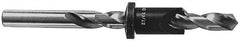 Vernon - 5/8" Cutter Diam, Letter Z Drill Compatibility, 5/16" Collar Thickness, Adjustable Depth Drill Countersink - Exact Tool & Supply